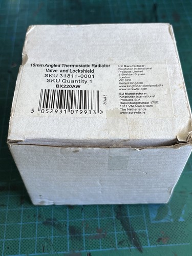 Screwfix trv thermostatic - screwfix,