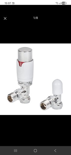 Flomasta white chrome trv - flomasta,