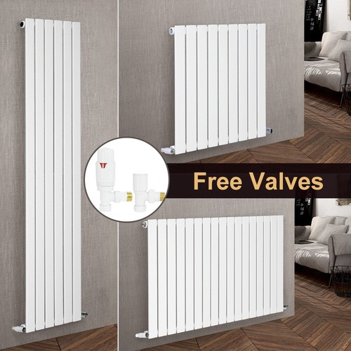 White vertical horizontal - vertical, flat